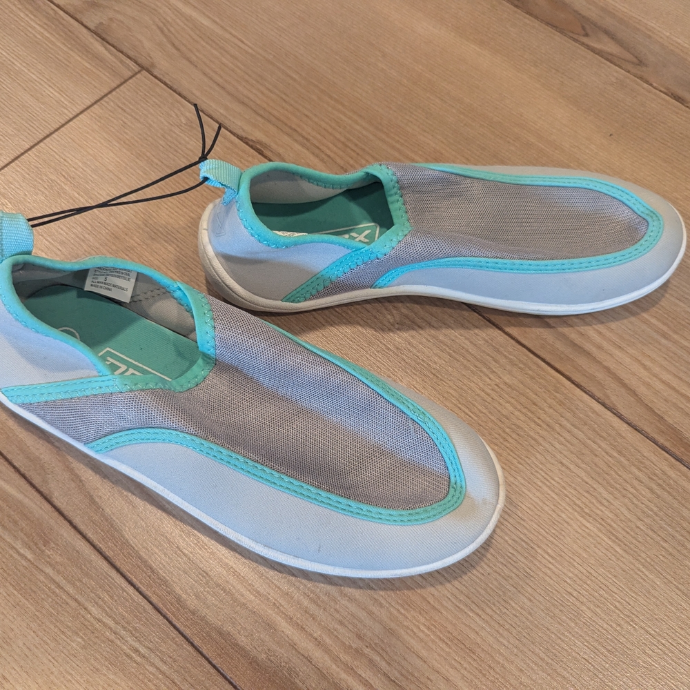 DBX Aqua Blue and Gray Water Shoes - Picture 3 of 4